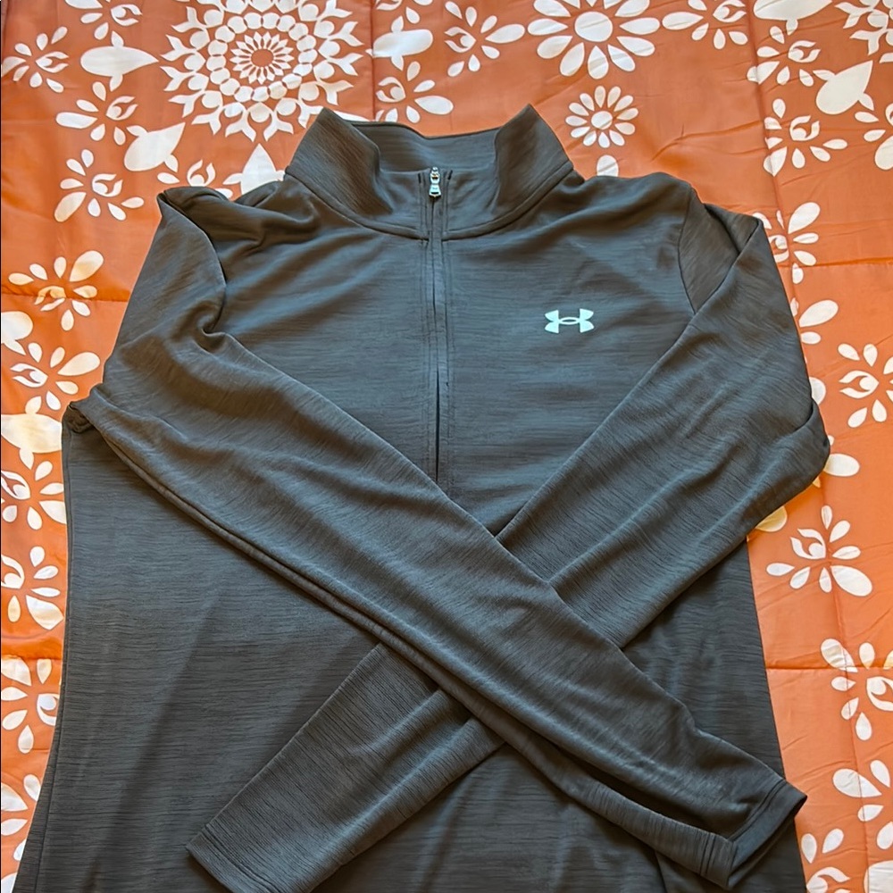 Under Armour Gray Quarter-Zip Pullover